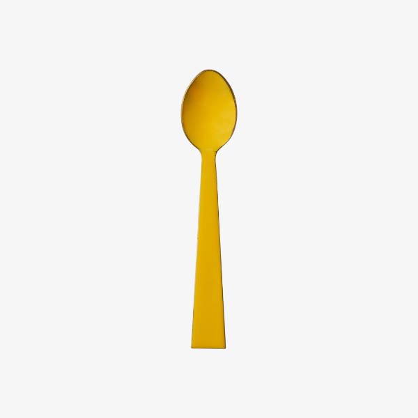 Enamel Teaspoon / Yellow