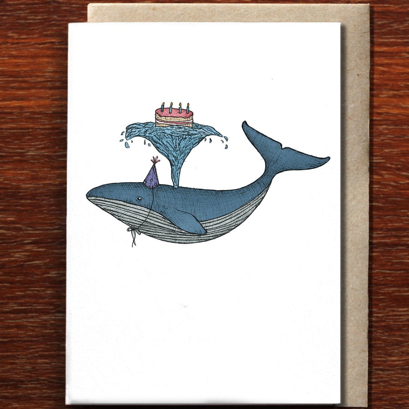 Greeting Card / Birthday Whale