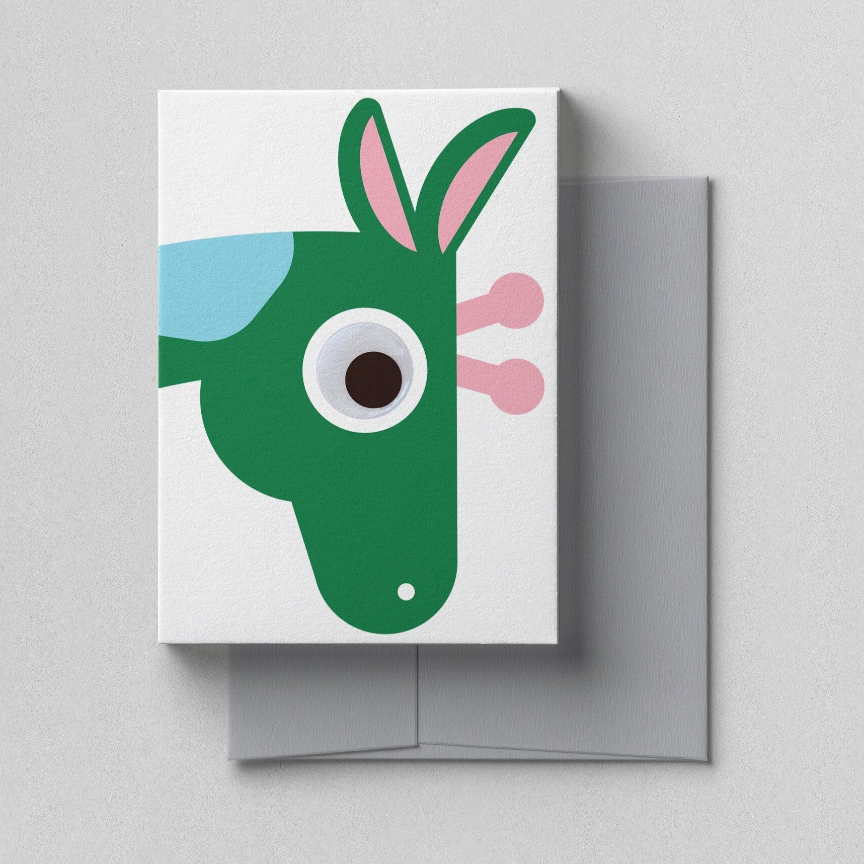 Greeting Card / Giraffe Face