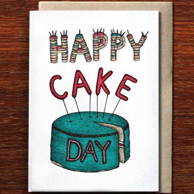 Greeting Card / Happy Cake Day