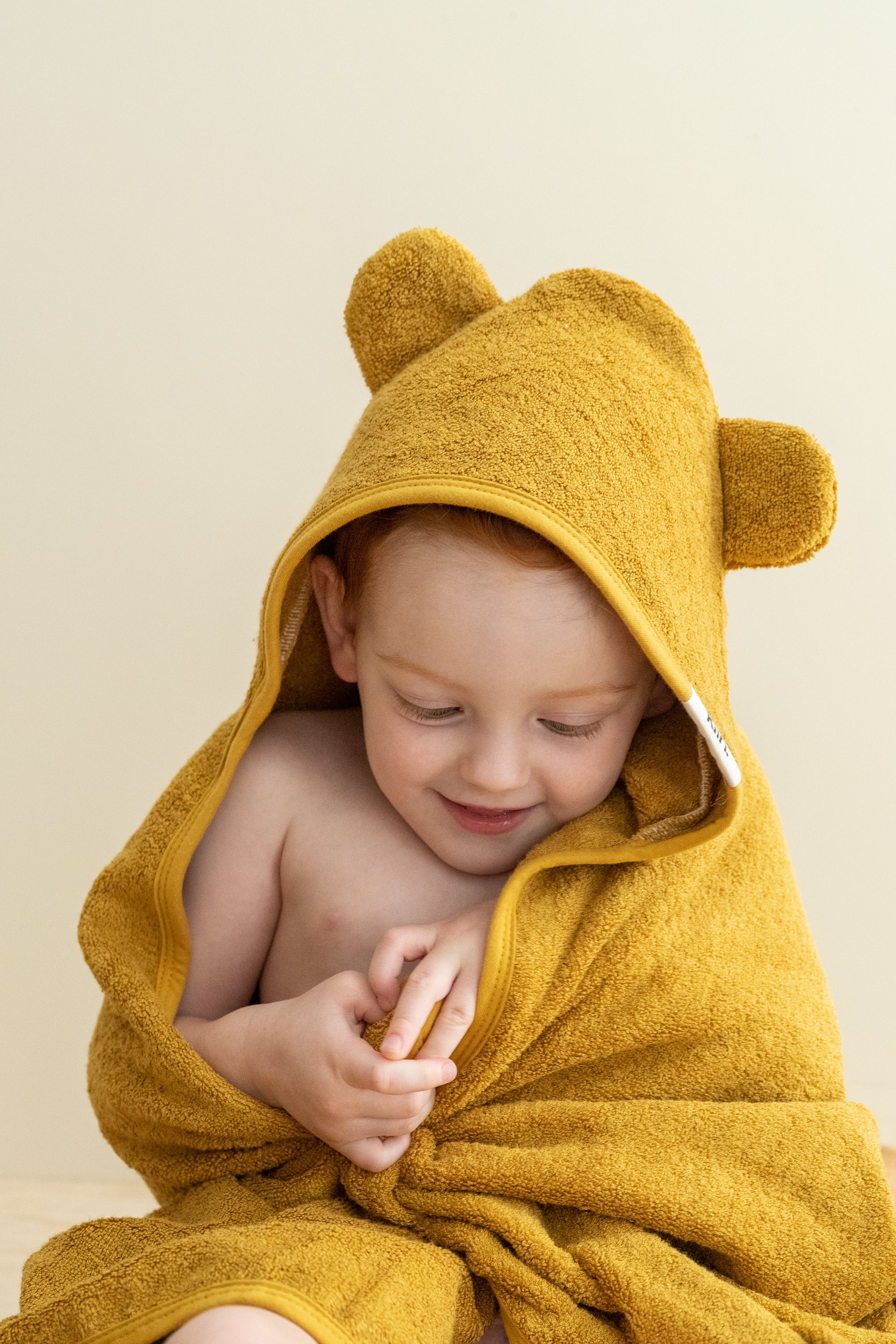 Hooded Towel / Mustard