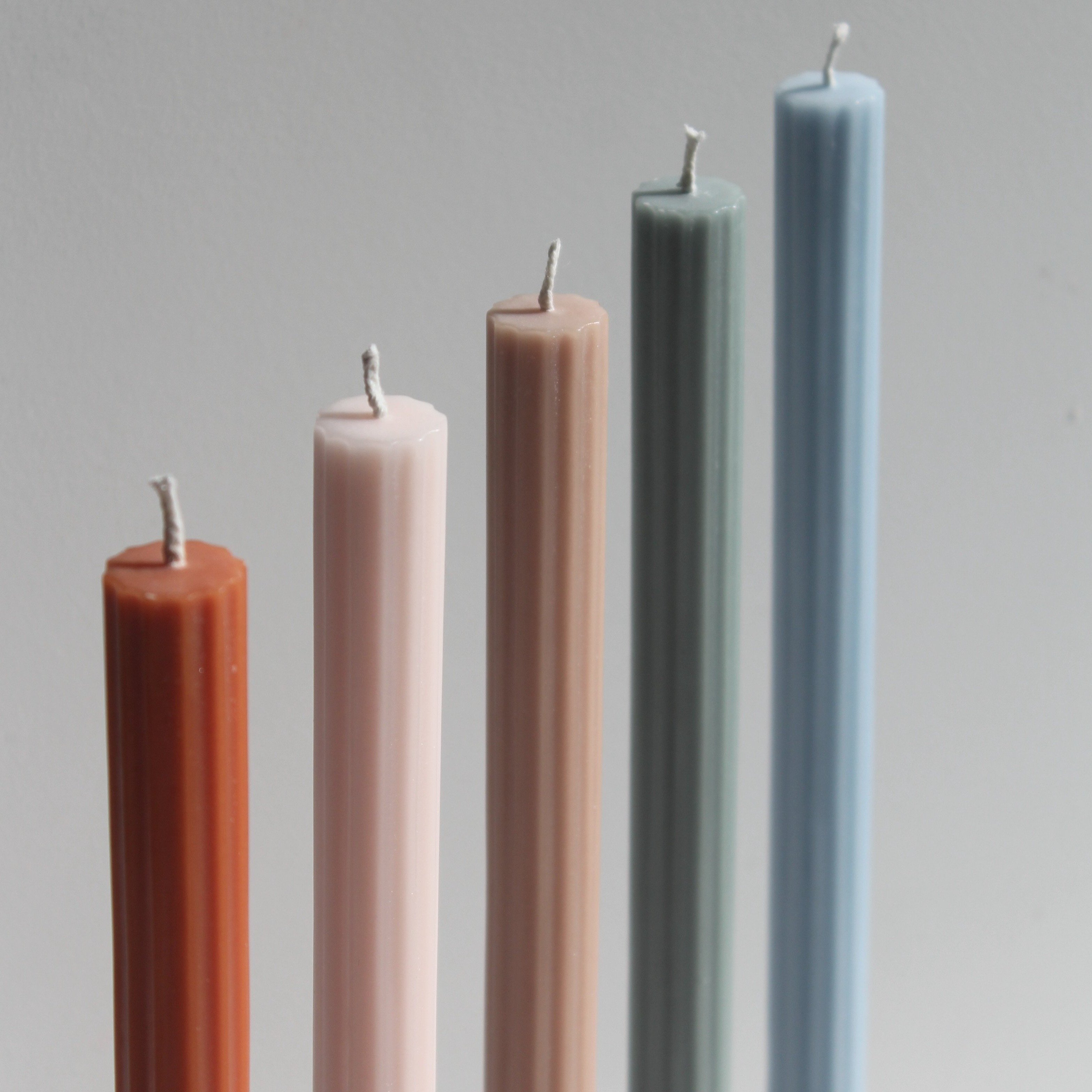 Fluted 30cm Dinner Candles