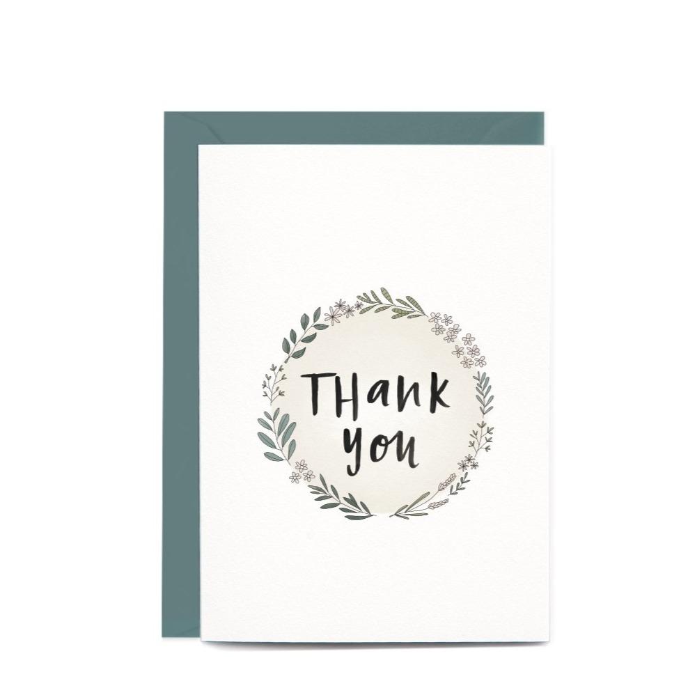 Greeting Card / Thankyou Wreath