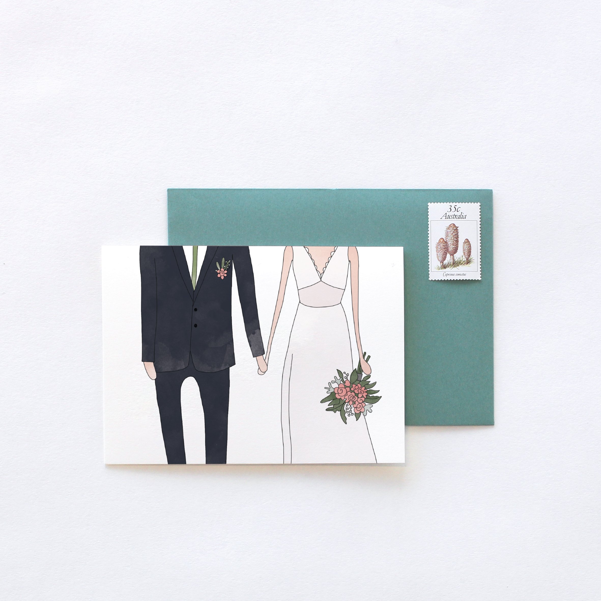 Greeting Card / Bride & Groom