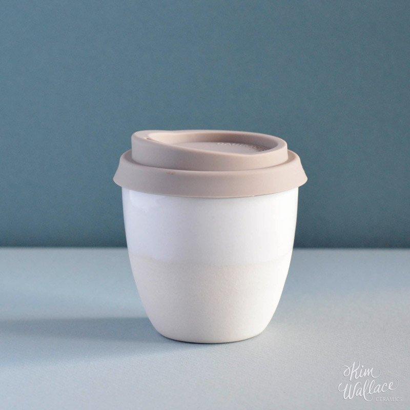 Handmade Takeaway Cup / Classic White