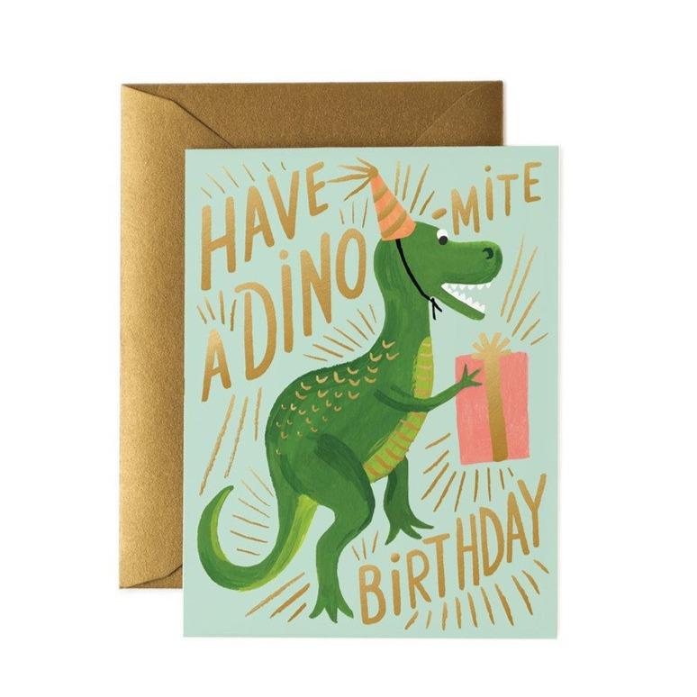 Greeting Card / Dino-mite Birthday