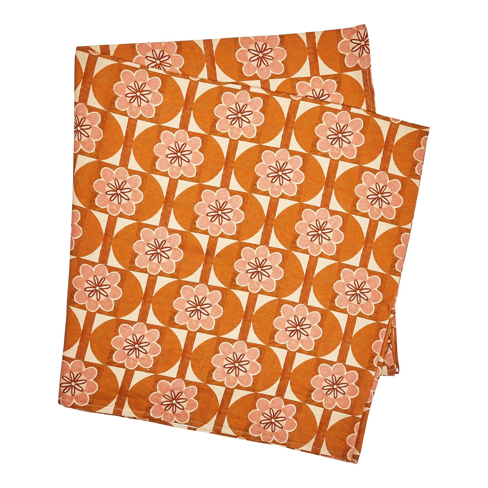 Linen Tablecloth / Bloom Nutmeg