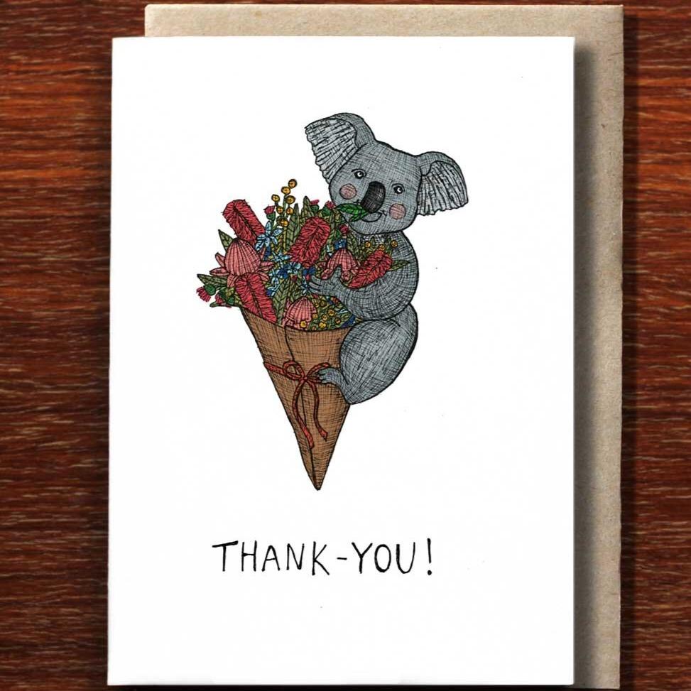 Greeting Card / Koala Thankyou