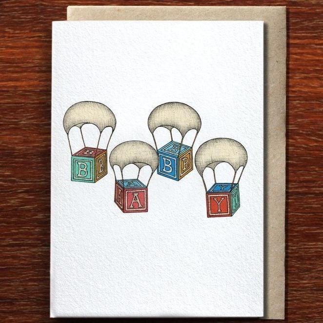 Greeting Card / Baby Parachutes