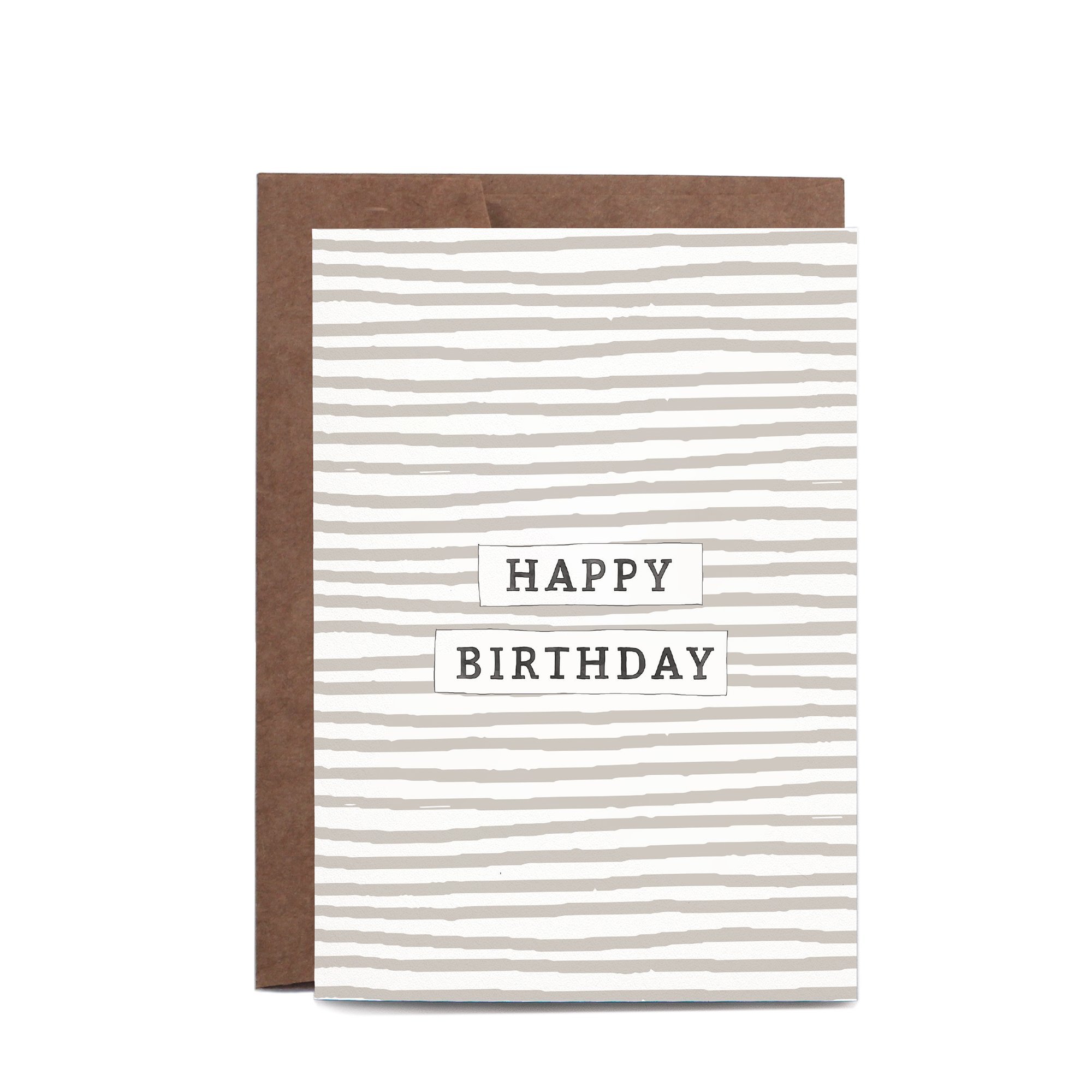 Greeting Card / Birthday Stripes