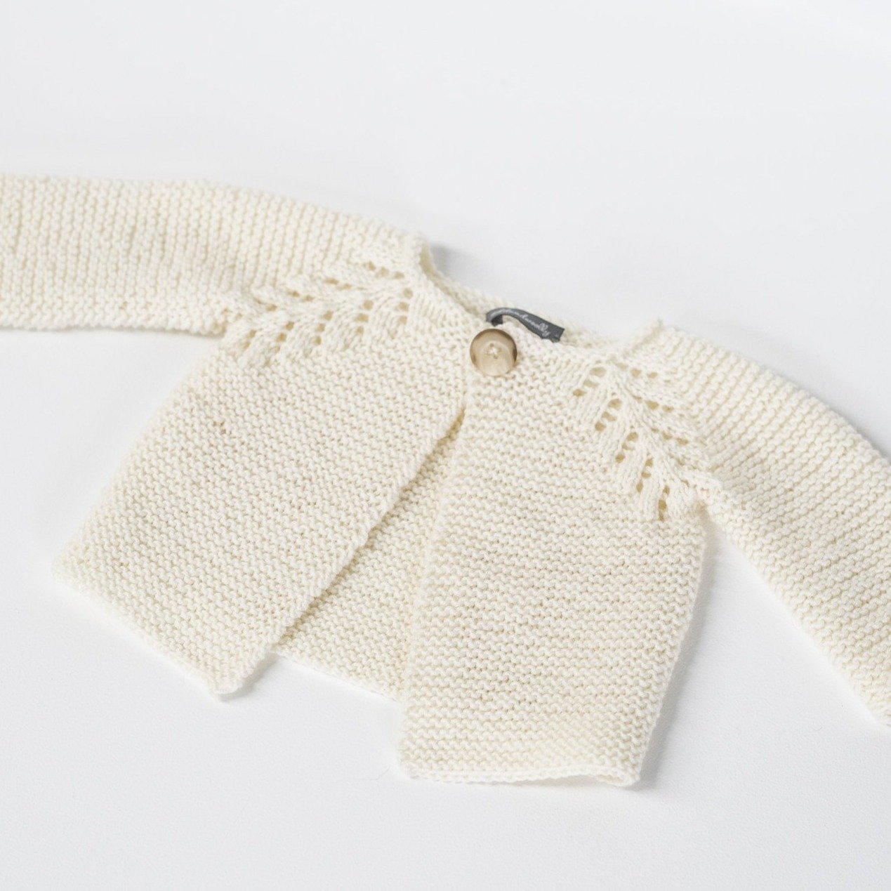 Knitted Wool Baby Cardigan