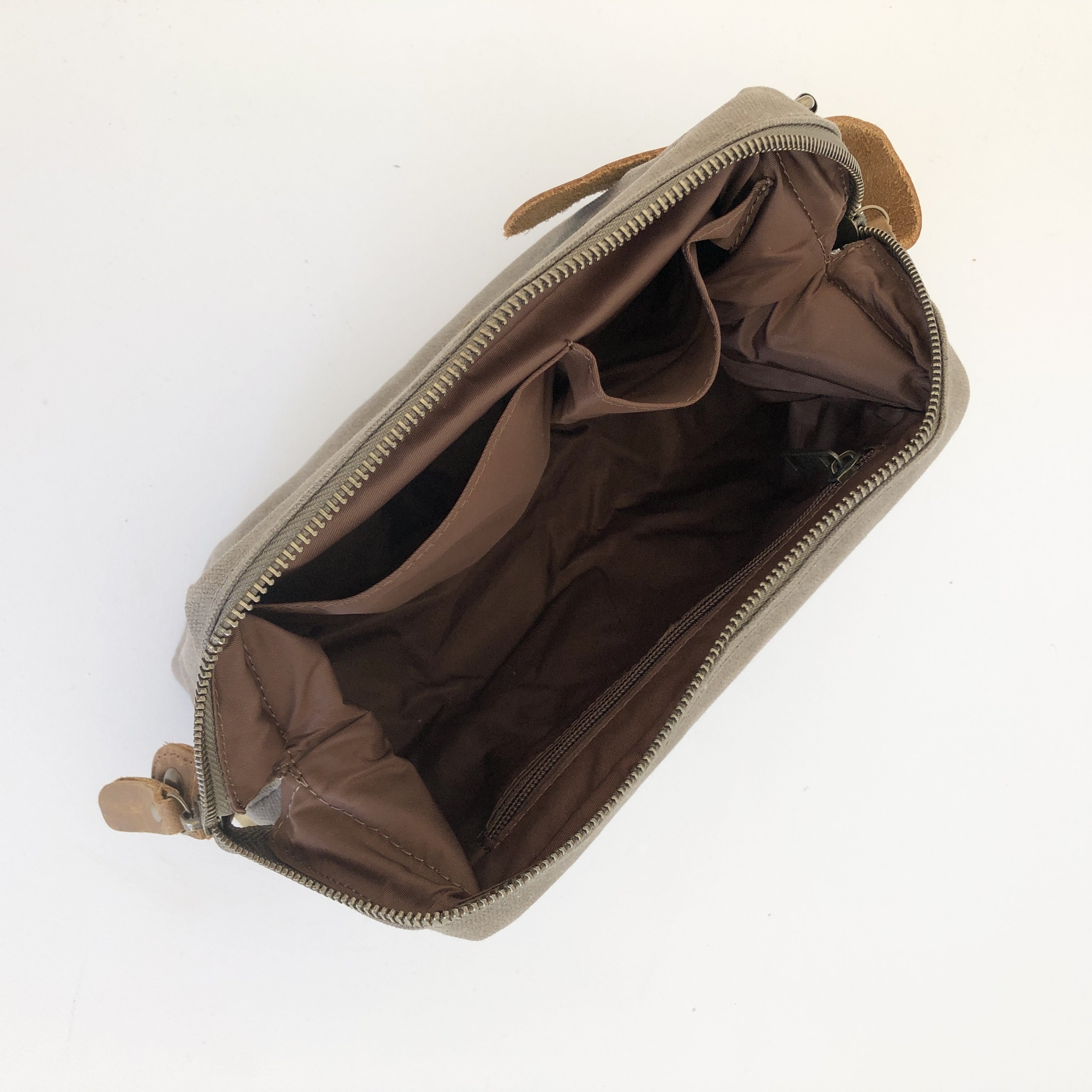 Waxed Canvas Toiletry Bag