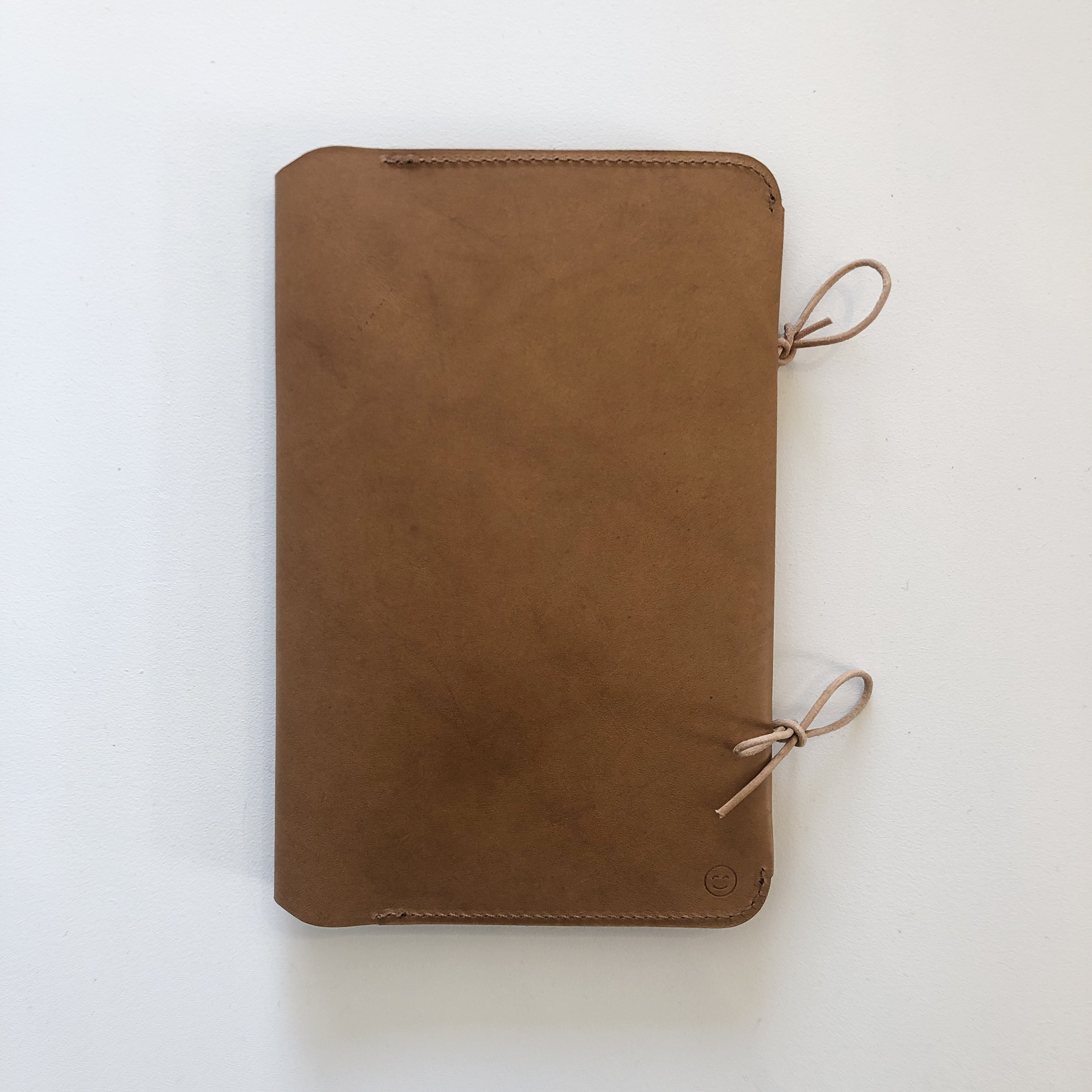 Shoelace Medium Notebook Cover / Terracotta