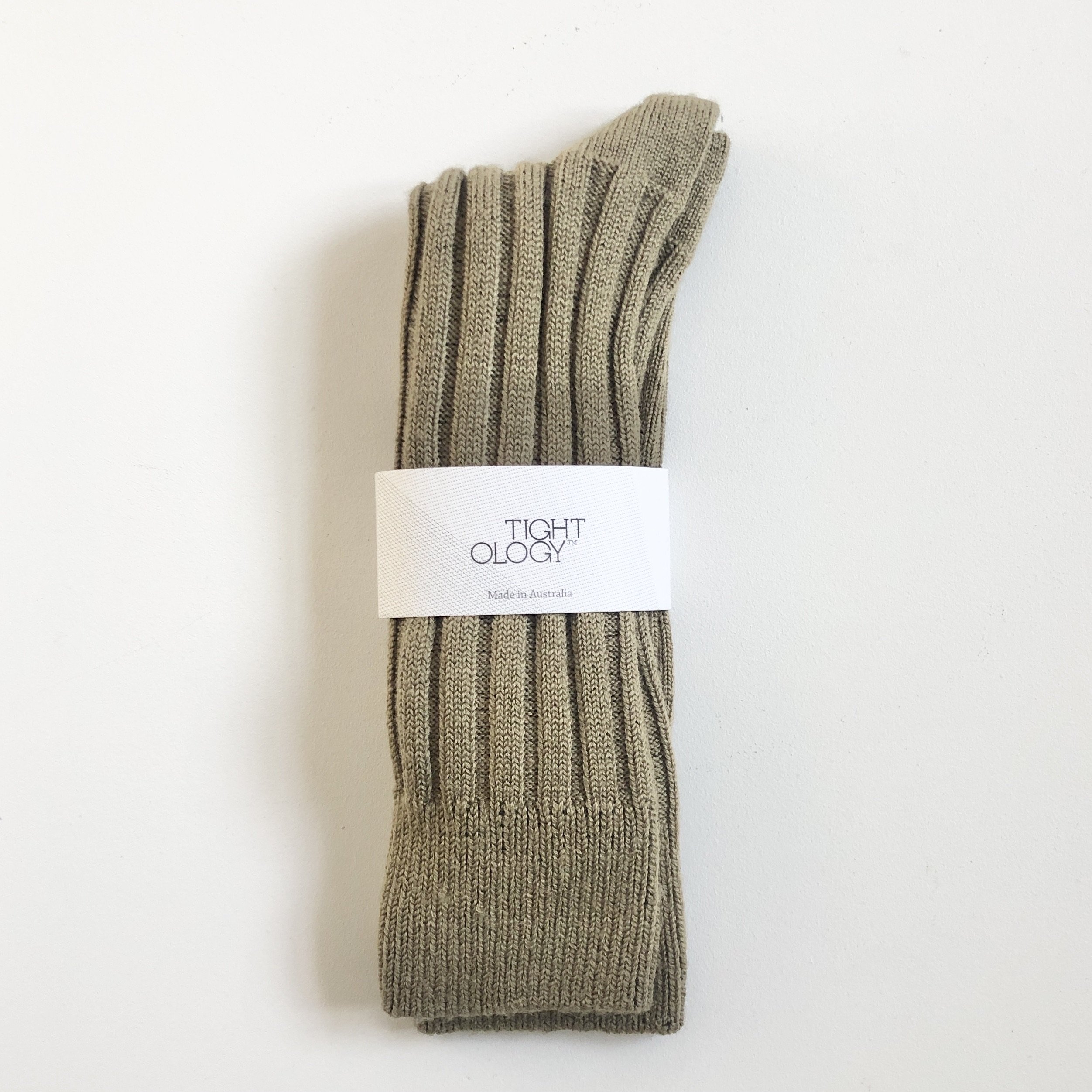 Chunky Rib Wool Socks