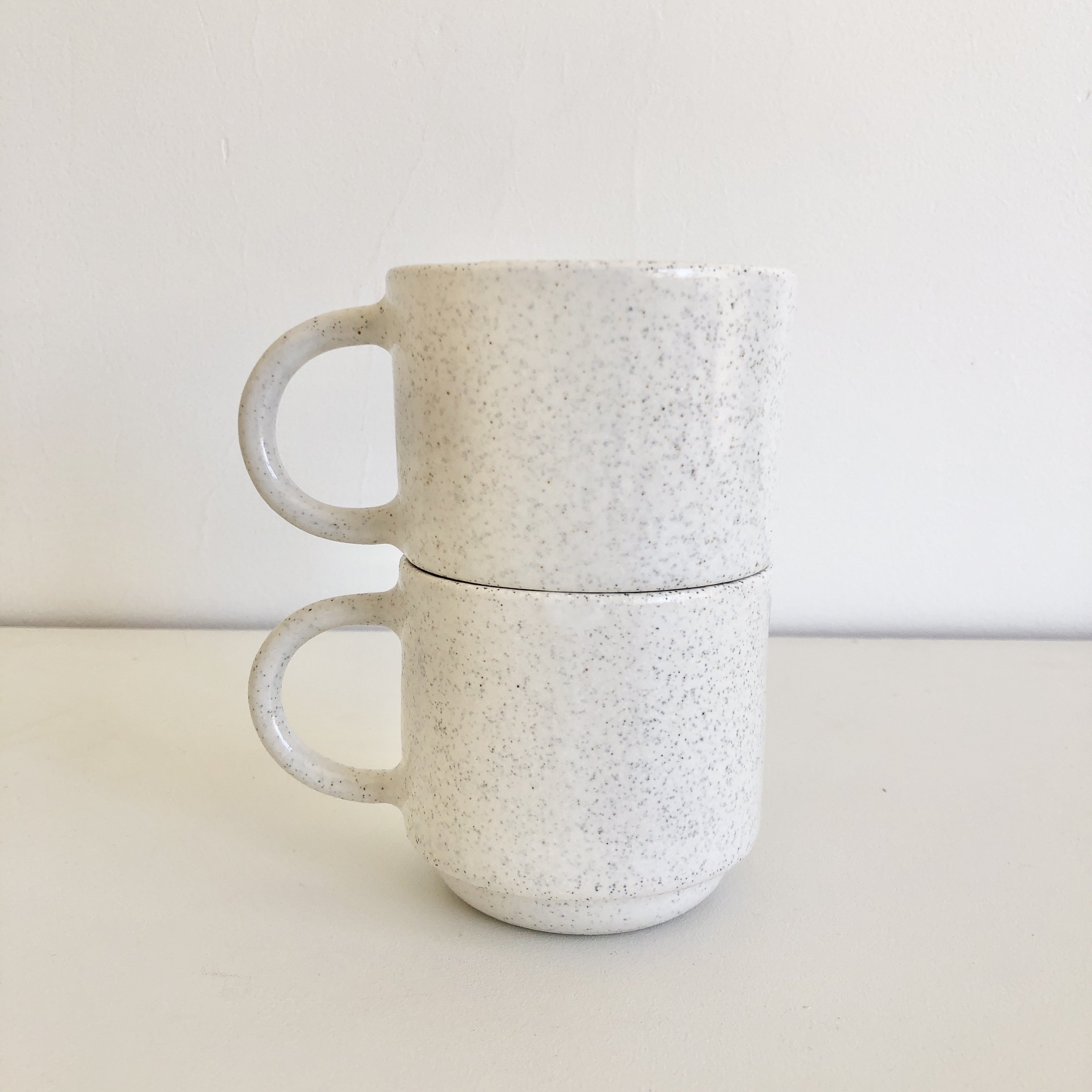 Winter Speckle Stacking Mugs