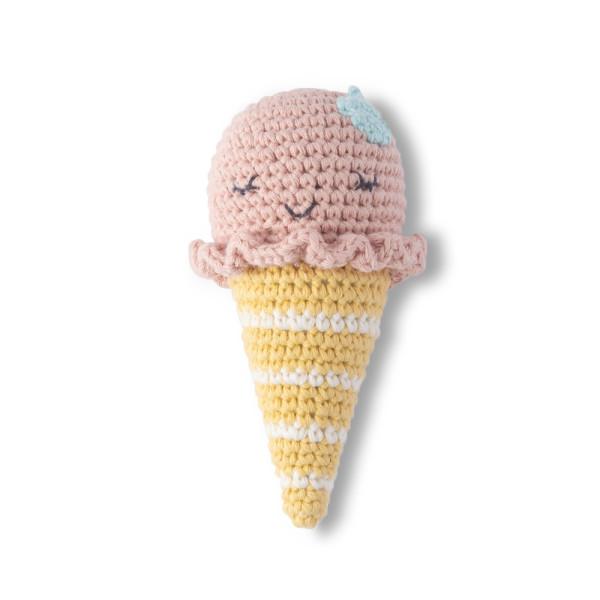 Crochet Baby Rattle / Isla Icecream
