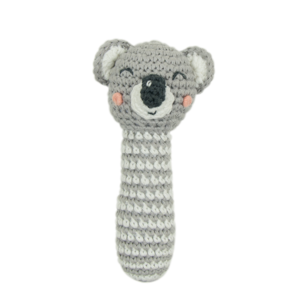 Crochet Baby Rattle / Koala