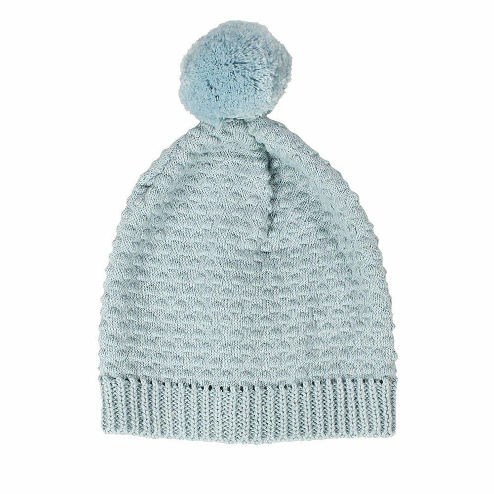 Newbie Cotton Knitted Baby Hat / Blue