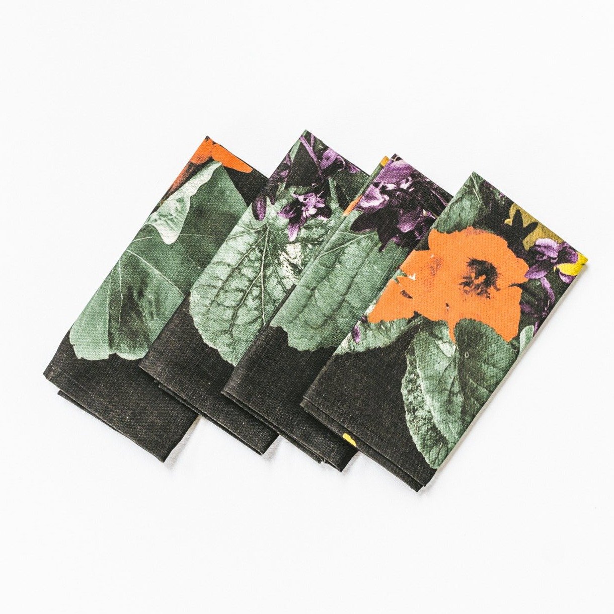 Digital Print Napkin Set / Autumn Bloom