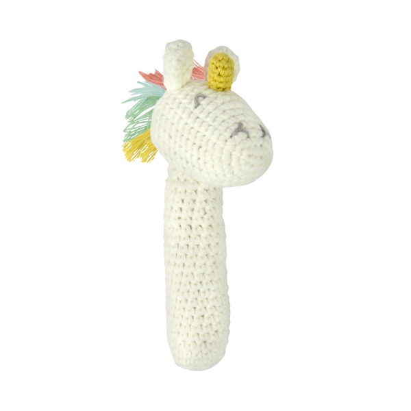 Crochet Baby Rattle / Unicorn