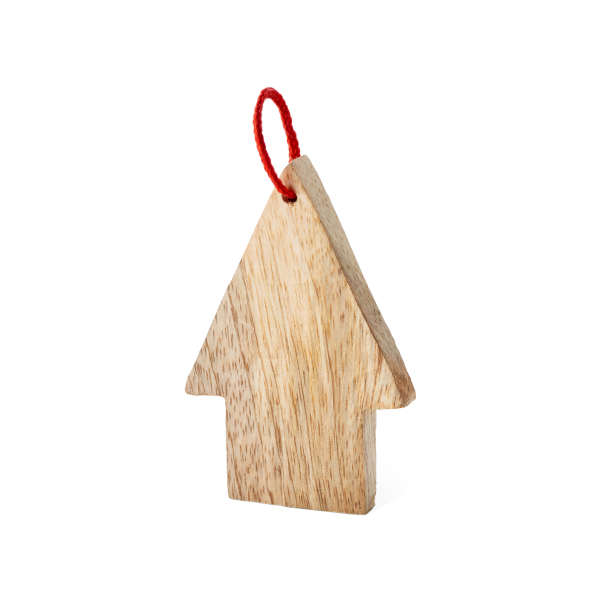 Wooden House Ornament